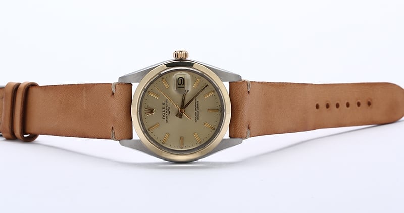 Vintage Rolex Date 1505 Champagne Dial