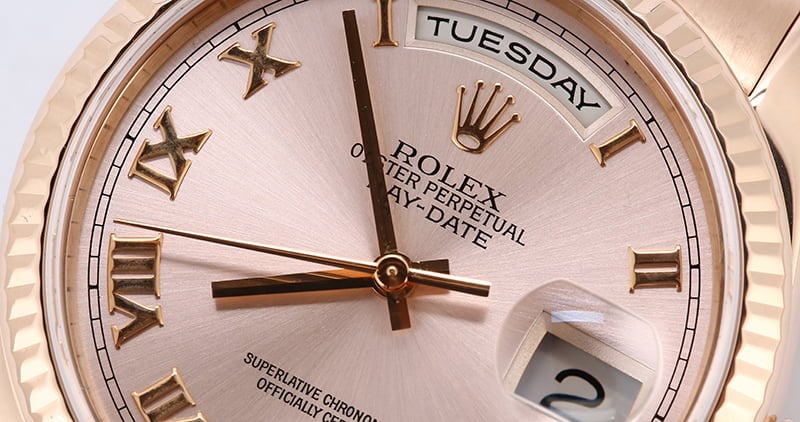 Men's Rolex President Day-Date Everose Gold 118235
