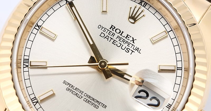 Rolex Datejust 116138 Silver Dial