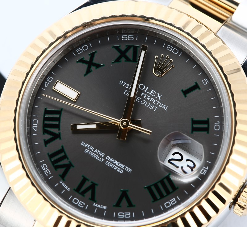 Rolex Datejust II 116333 Slate Green Roman Dial