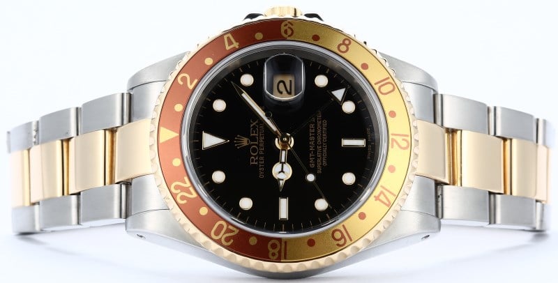 Rolex GMT Master II 16713 Root Beer Bezel