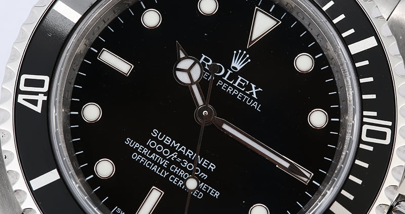 Rolex Submariner 14060 Serial Engraved