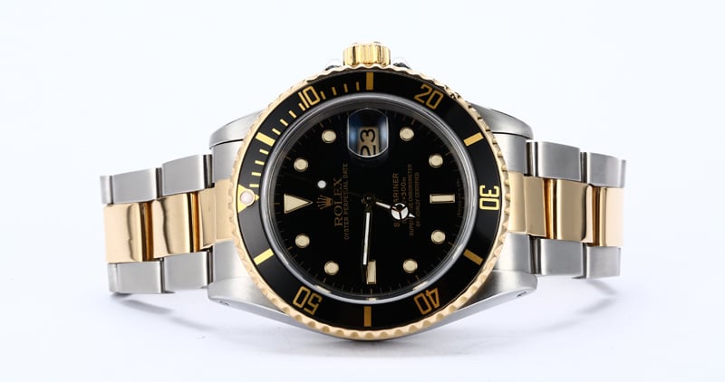 Men's Rolex Submariner 16803 Two-Tone Oyster