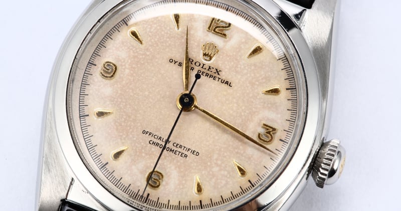 Vintage Rolex Oyster Perpetual Bubbleback 6050