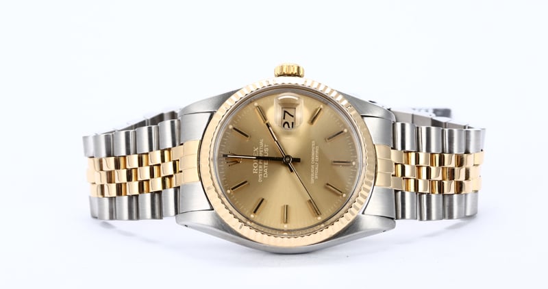 Men's Rolex Datejust 16013 Fluted Bezel