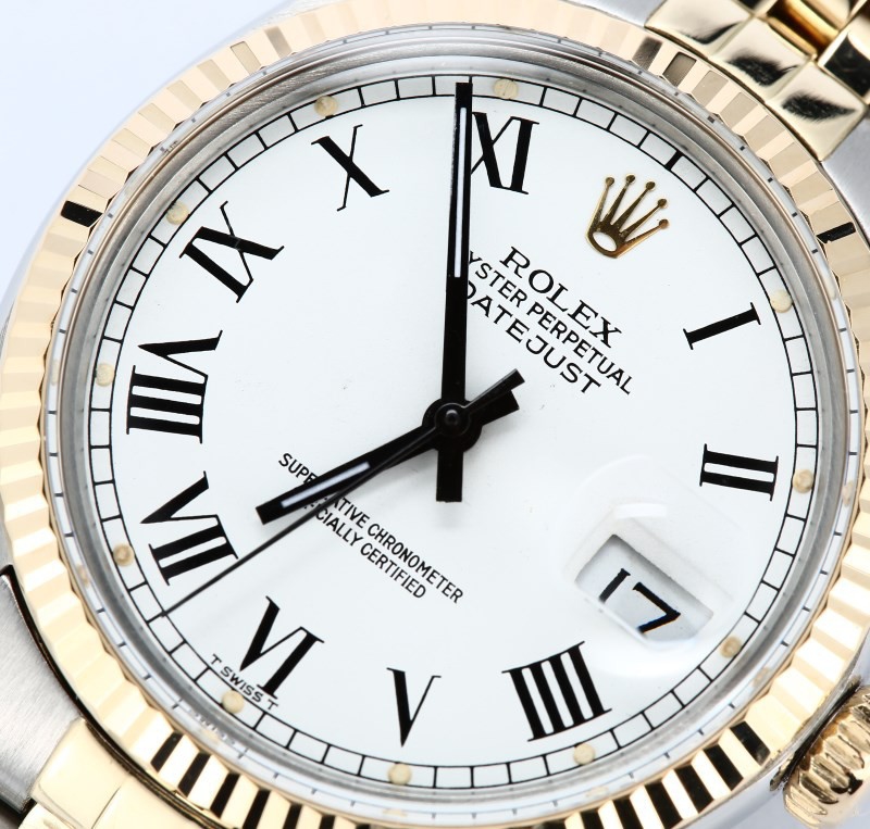 Rolex Datejust 16013 White Dial