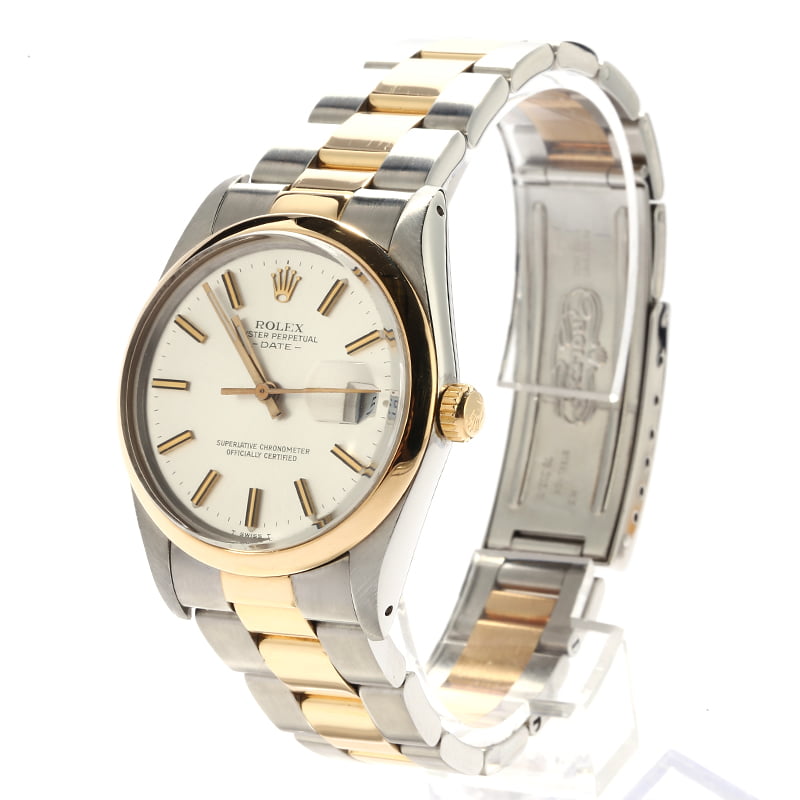 PreOwned Rolex Date 15003 Two-Tone Oyster
