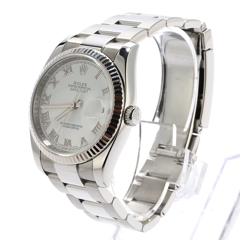 Used Rolex Datejust 116234 White Dial