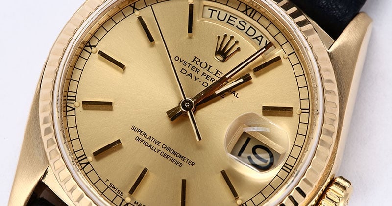 Authentic Rolex Day-Date 18038