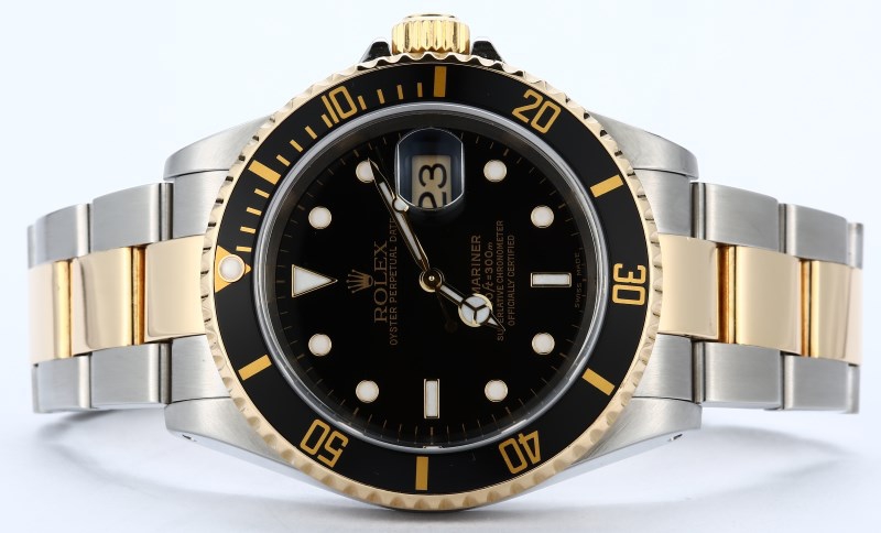Rolex Submariner 16613 100% Authentic Black