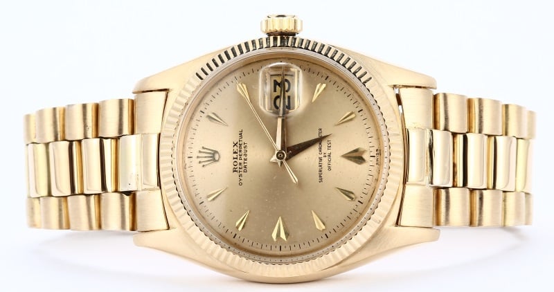 Vintage Rolex Gold Datejust 6605