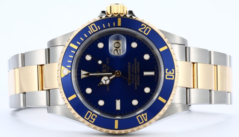 Rolex Submariner Blue 16613 Two Tone