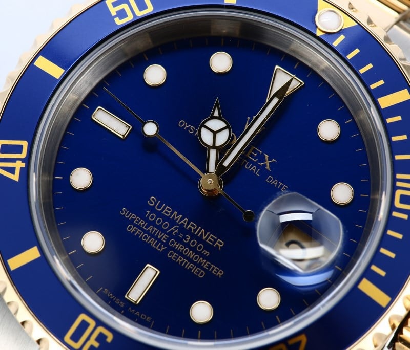 Rolex Submariner Blue 16613 Two Tone