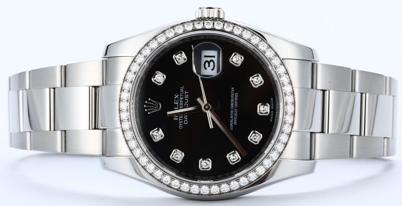 Rolex Datejust 116244 Black Diamond Dial