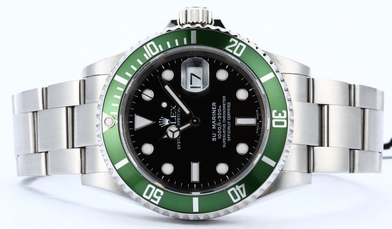 Rolex Submariner Green Anniversary 16610LV