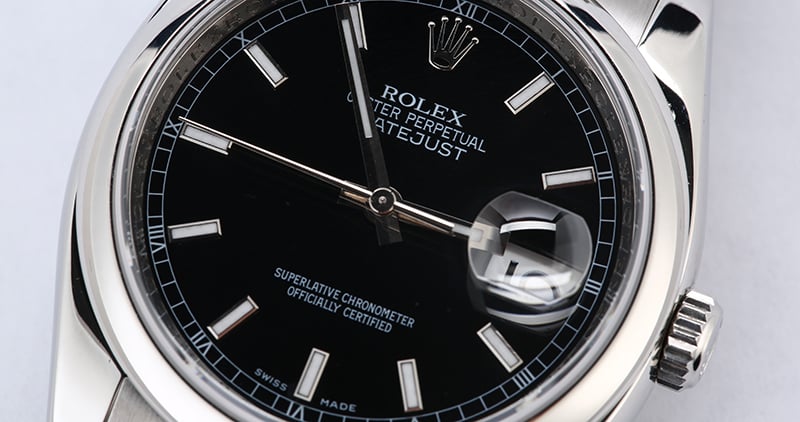 Rolex Datejust 116200 Black Luminescent Dial