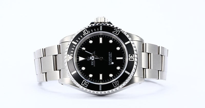 Men's Rolex Submariner 14060 Black Bezel