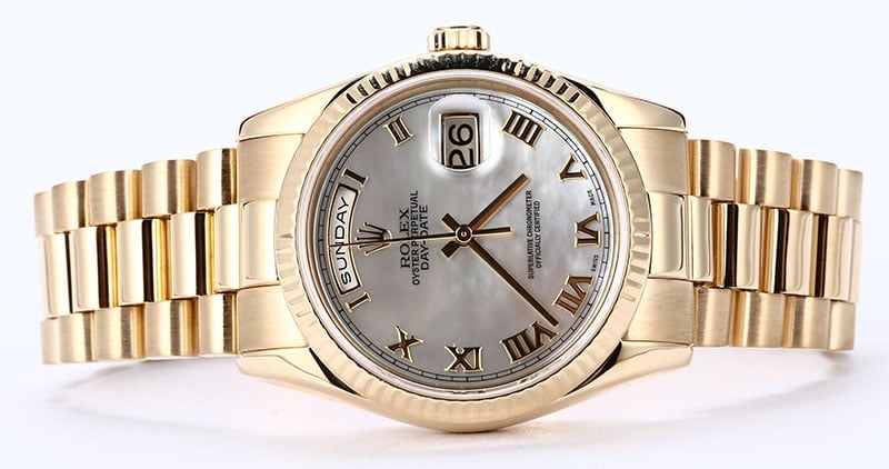 Rolex President 118238 Mother Of Pearl