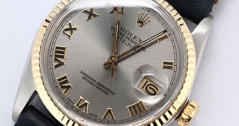 Rolex Datejust 16013 Slate Roman Dial