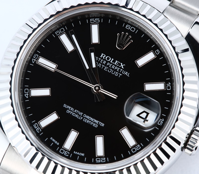 Rolex Datejust 116300 Black Luminous Markers