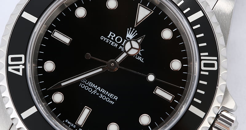 Certified PreOwned Rolex Submariner 14060