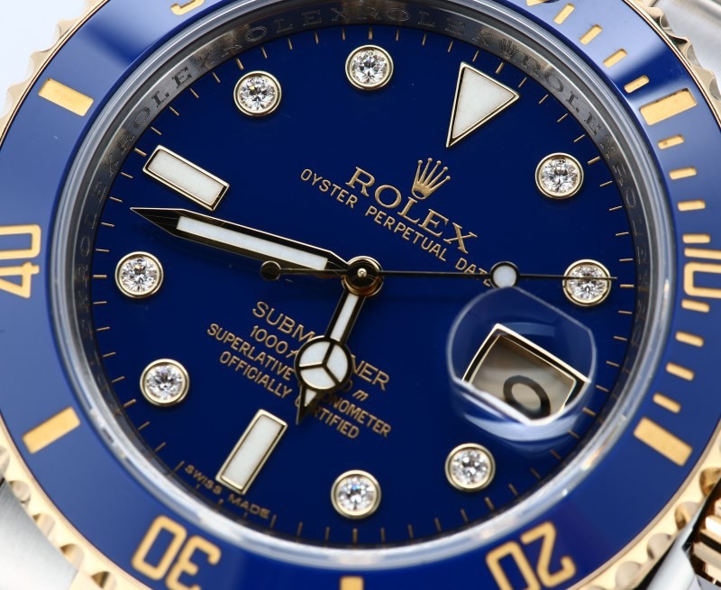 Rolex Submariner 116613 Blue Diamond Dial