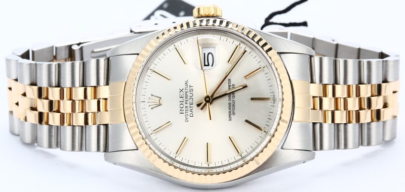 Rolex Datejust 16013 Silver Certified Pre-Owned
