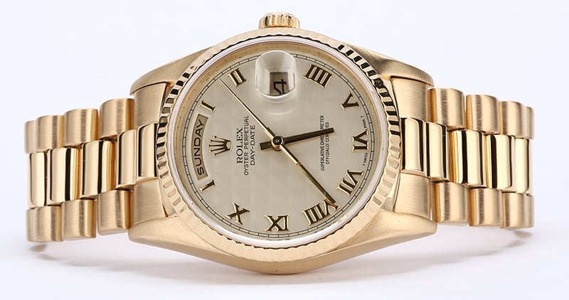 Rolex Presidential 18238 Ivory Pyramid Dial