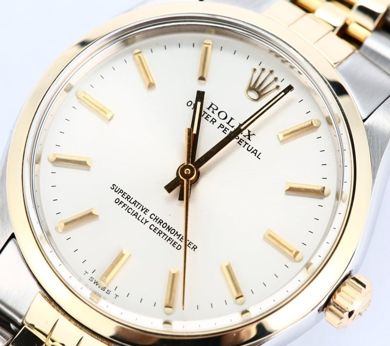 Vintage Rolex Oyster Perpetual 1002 Two Tone Jubilee