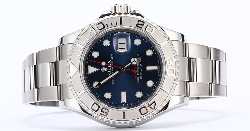 PreOwned Rolex Yacht-Master 116622 Blue Dial