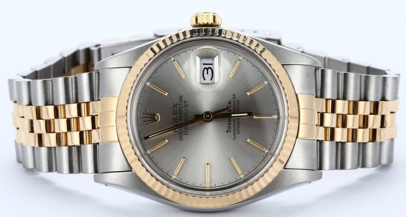 Rolex Datejust 16013 Two Tone Silver Dial