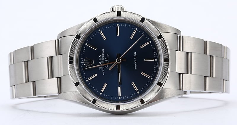 Rolex Air-King 14010 Blue Index Dial