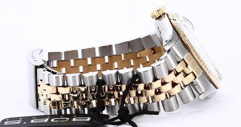 Rolex Datejust 16013 Two Tone Champagne Tapestry Dial