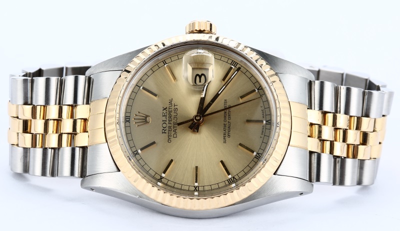Rolex Datejust Champagne Dial 16013