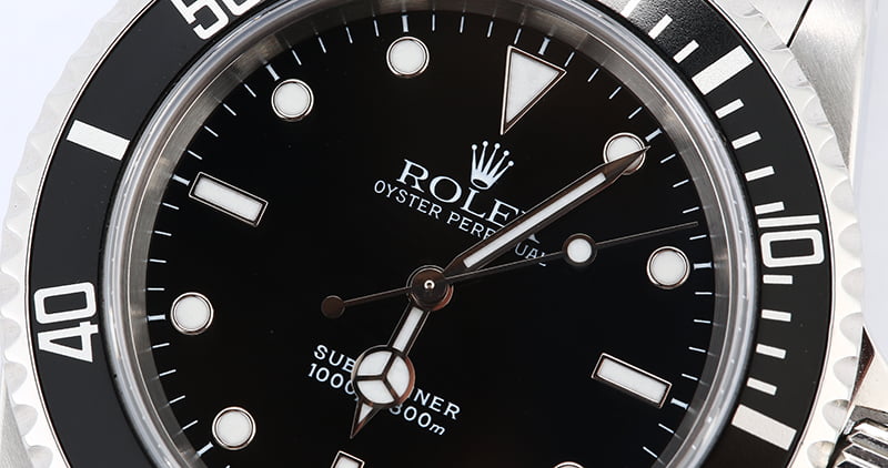 Rolex Submariner 14060 Black Dial with Steel Oyster