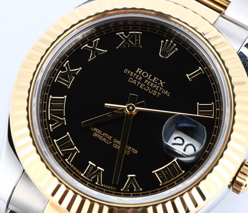 Rolex Datejust 41MM 116333 Black Roman Dial