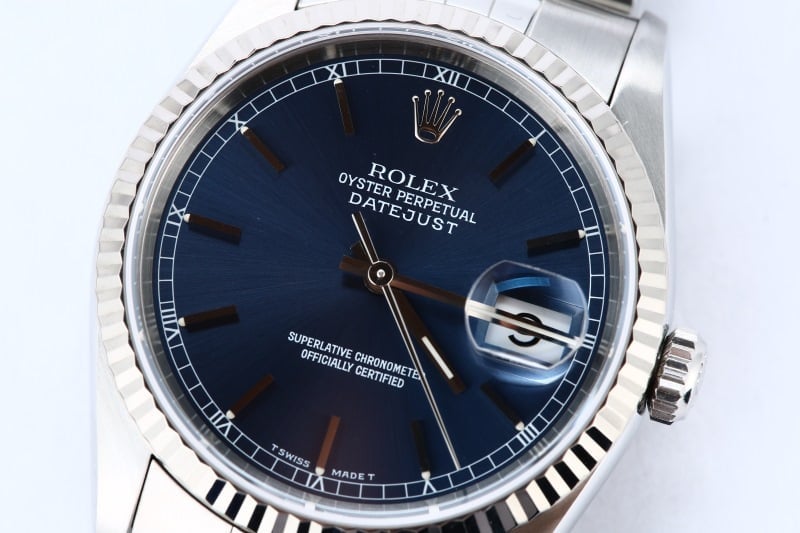 Rolex Datejust 16234 Blue Face