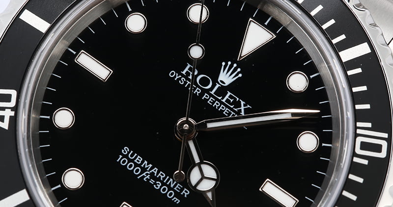 PreOwned Rolex No Date Submariner 14060