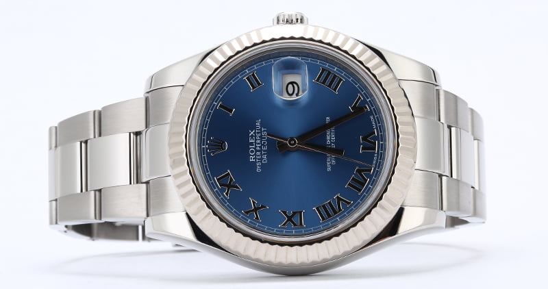 Rolex Datejust 116334 Blue Roman 41MM