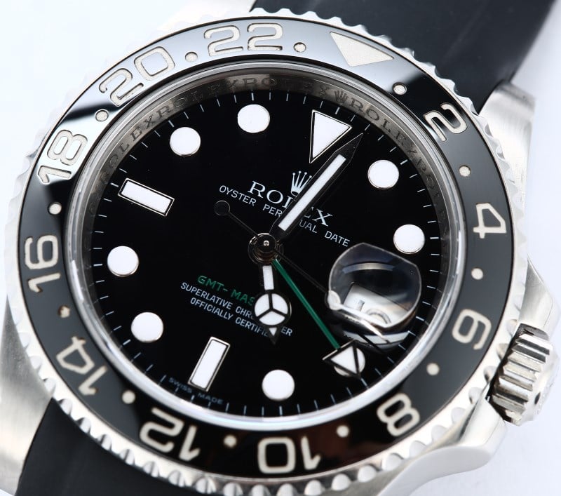 Rolex GMT-Master II Ceramic 116710 Rubber Strap