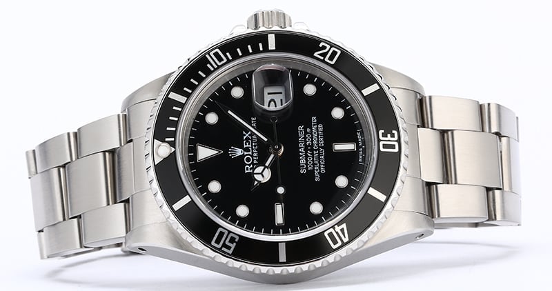 Rolex Submariner 168000 904L Stainless Steel