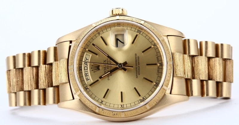 Rolex Presidential Bark Finish 18078