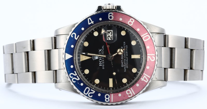 Vintage Rolex GMT-Master 1675 Faded Pepsi