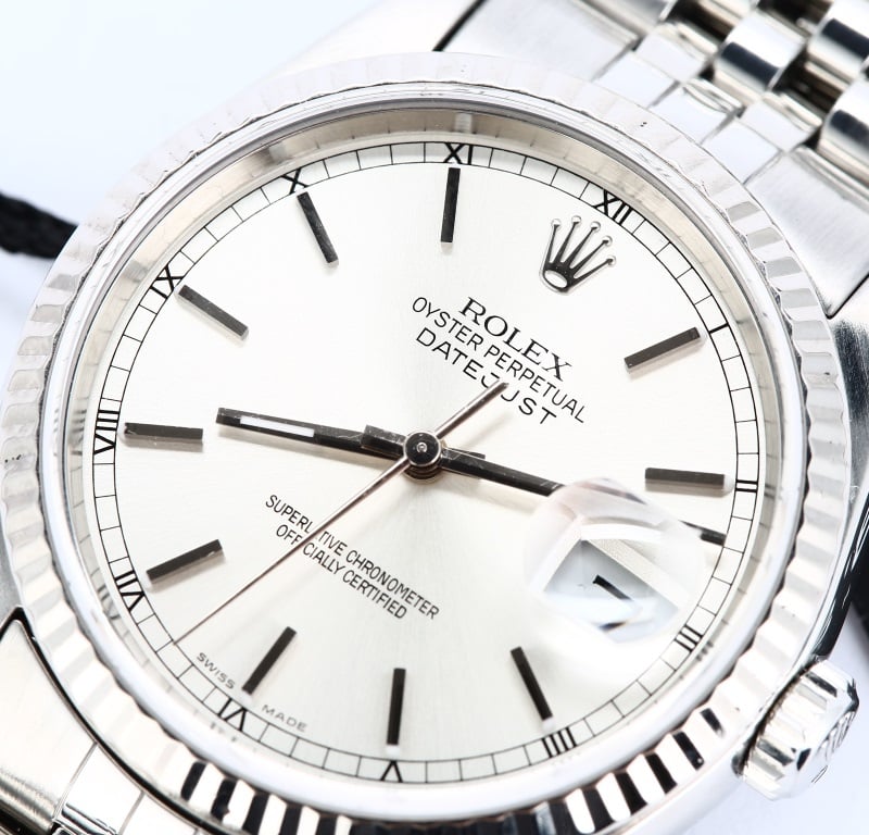 Rolex Datejust 16234 White Gold Bezel