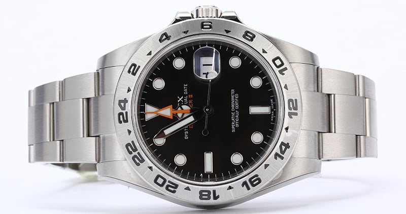 Unworn Rolex Explorer II Ref 216570 Stainless Steel