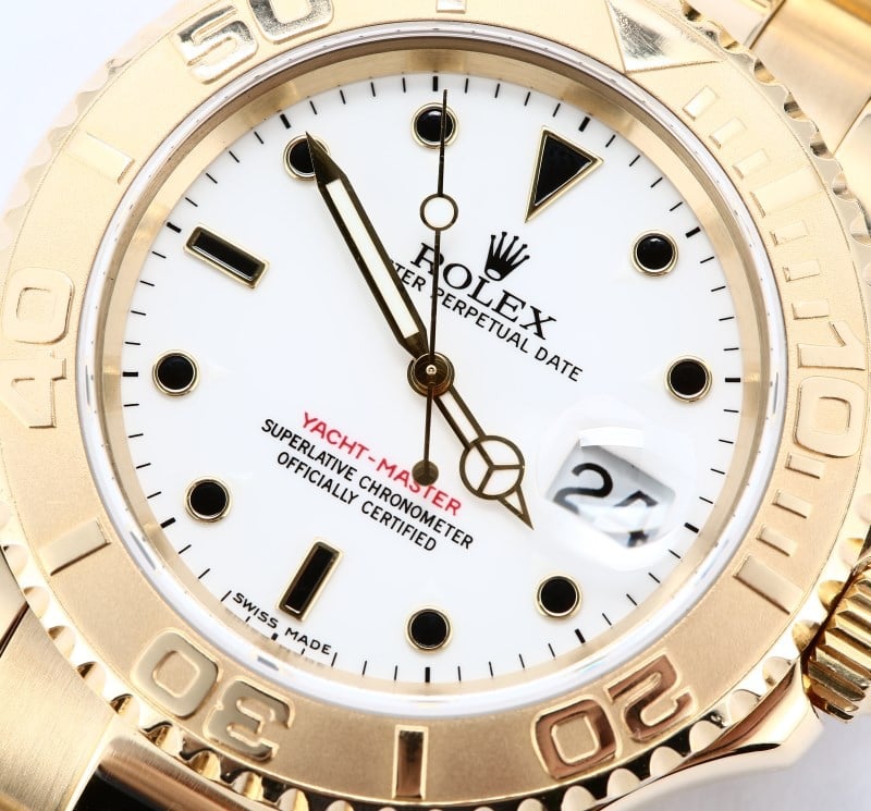 Rolex Gold Yacht-Master 16628 100% Authentic