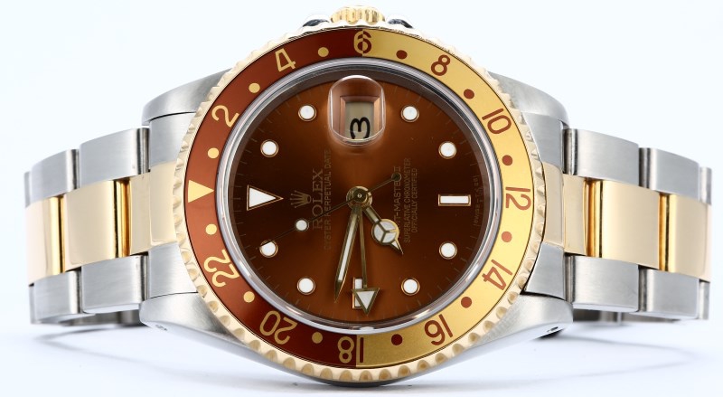 Rolex GMT Master 16713 Root Beer Dial