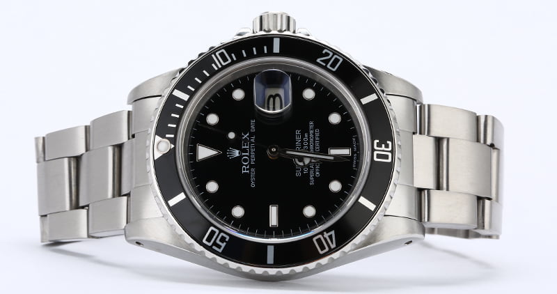 Men's Rolex Submariner 16800 Sapphire Crystal