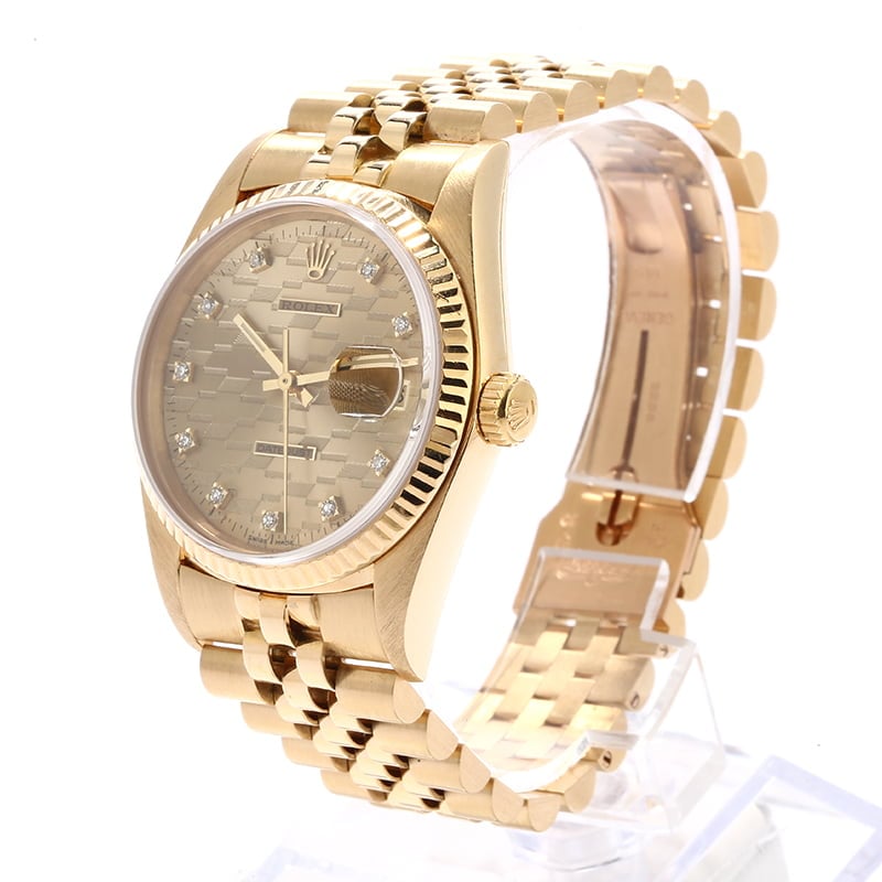 Rolex Datejust 16018 Chevy Diamond Dial