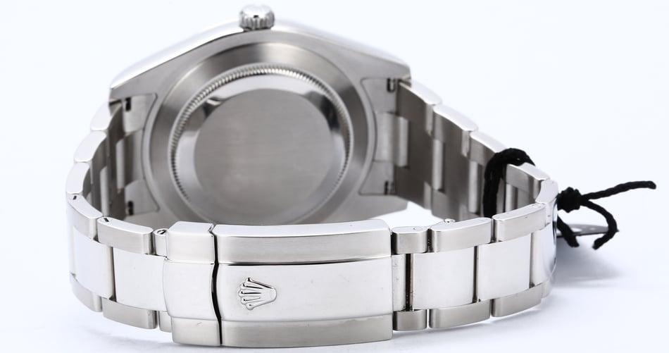 Rolex Datejust II Silver Diamond Dial 116334